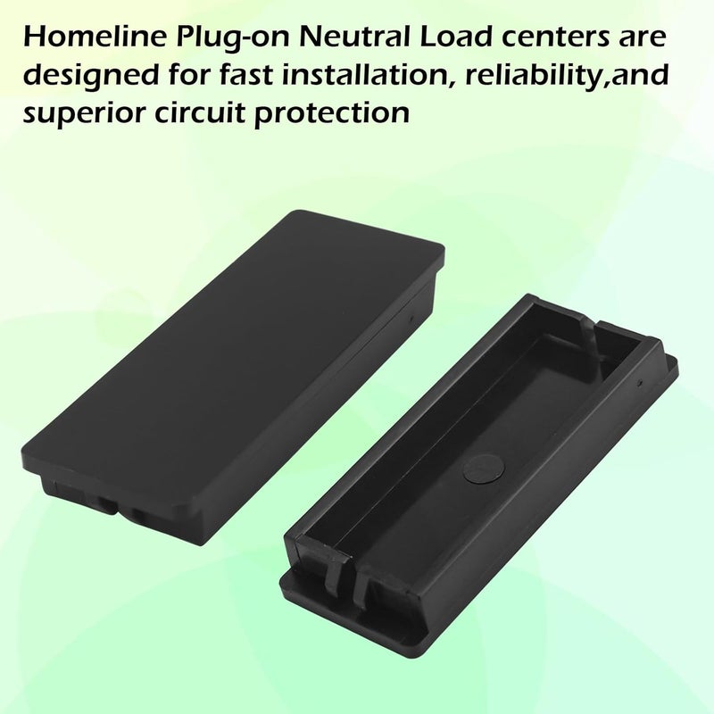 EAORBD Square D Breaker Filler Plates for Schneider Electric HOMFPCP Homeline Series Breaker Panel Cover for Load Centers, 1Inch Circuit Breaker Blanks, with Electrical Panel Label Stickers 10-Pack (1 Inch) - Image 3